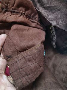 Coffee Brown Saree With Blouse