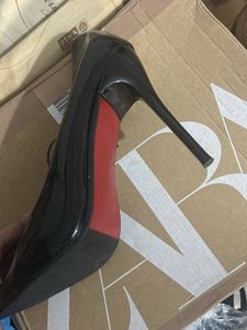 My Foot Black Pumps Red Bottom Heels