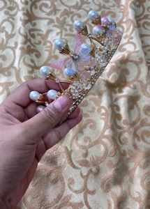 Butterfly Pearl Tiara