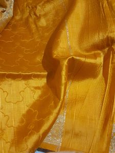 Yellow Silk Saree