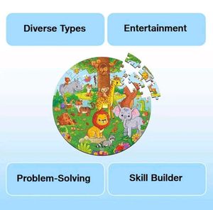 new wooden Animal Puzzle Fun for kids