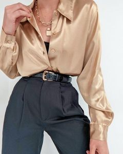 Satin Cropped Shirt