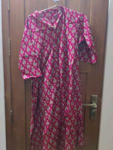 Floral Print Kurta