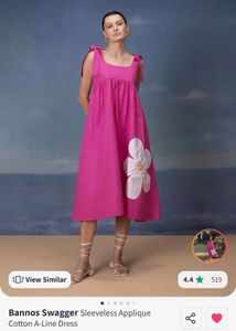 Pink Flower Dress 👗