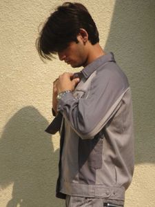 Gray Jacket &amp; Pants Set