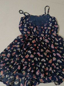 Floral Sundress with Crochet Detail