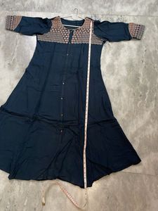 Embellished Blue Kurti