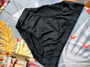 Black Cotton Brief