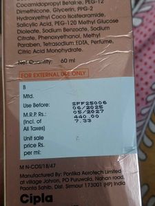 Saslic Foaming Face Wash