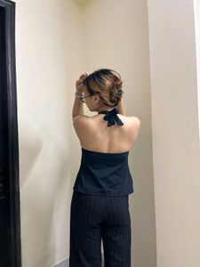 Padded Backless Party Top