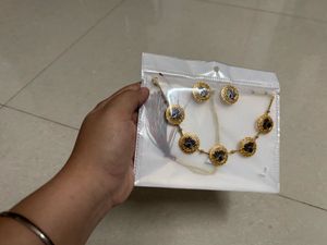 🆕 Navy Jewellery Set