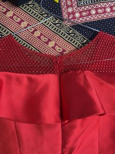 Red Off-Shoulder Party Dress