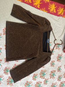 Sparkly Brown Top