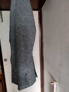 Grey Classic Tweed British Wool Blazer