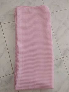 Pink Striped glitter hijab