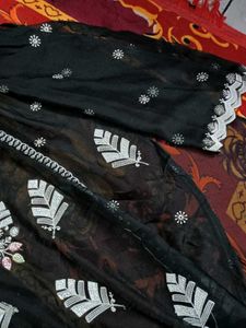 Embroidered Black Kurti