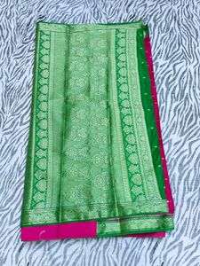 Beautiful Pink Colour Saree
