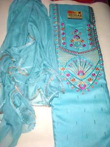 Beautiful Blue Colour Suit