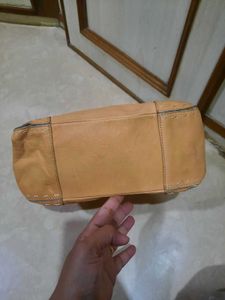 Tosca Blu Beige Leather Shoulder Bag