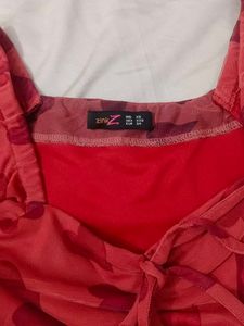 Heart Print Mini Dress