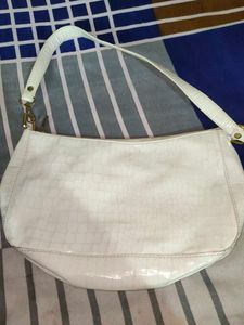 White Handbag
