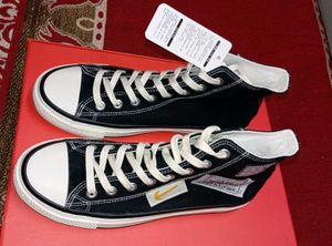 CVRNYLOM Black High Top Skateboarding Sneakers