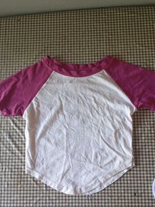 Raglan Sleeve Crop Top