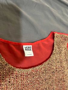 Vero Moda Sheer Sleeve Top
