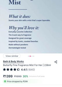 Bath &amp; Body Works Mist