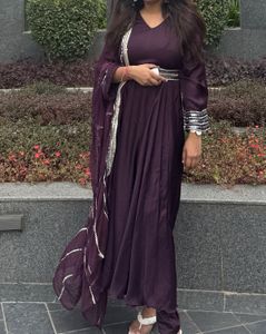 Elegant Purple Kurta Set