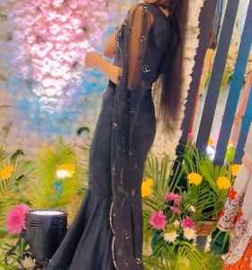 Elegant Black Ethnic Gown