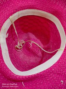 Designed Dark Pink Hat