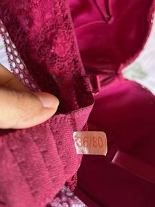 dark pink Lace Bra