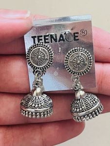 Woman Oxide Earrings Set of three