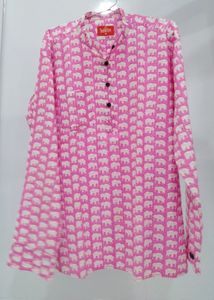 Mens Printed Kurta Shirt