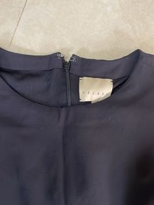 Black Peplum Top