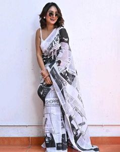 Newspaper Cotton Sare