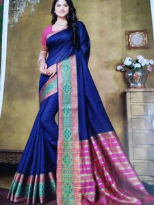 Elegant Blue Saree