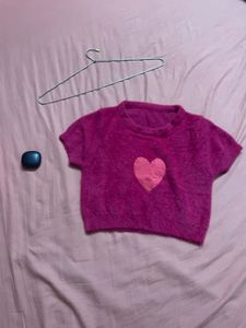 Heart Knit Top