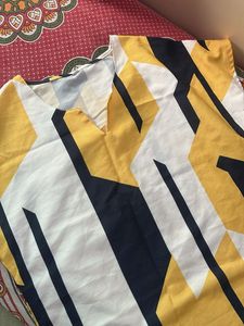 Geometric Print Top