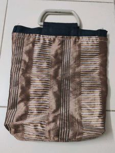 Unique Striped Handle Bag