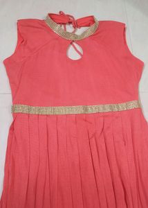 Pink Colour Gown