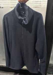 Men's Navy Fleece Jacket