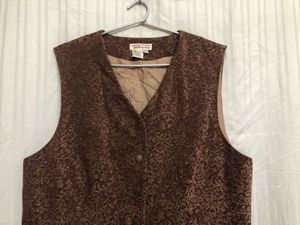Talbcts Brown Printed Vest