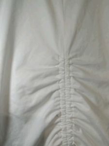 White Ruched Top