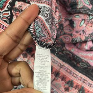 Paisley Print Dress