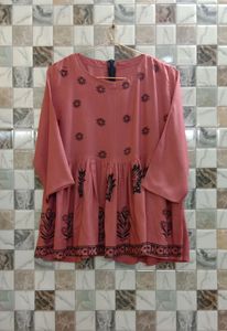 Floral Printed Peplum Top