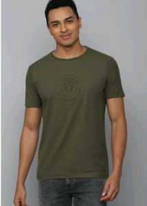 Allen Solly Olive Green T-Shirt