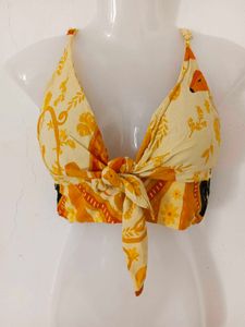 Boho Chic Floral Crop Top