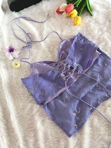 Desi Y2K Chatpata Top (NEW HANDMADE)